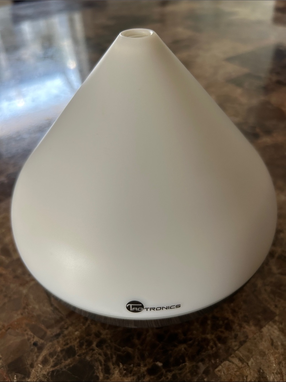 White Ultrasonic Aroma Diffuser - Cone Design